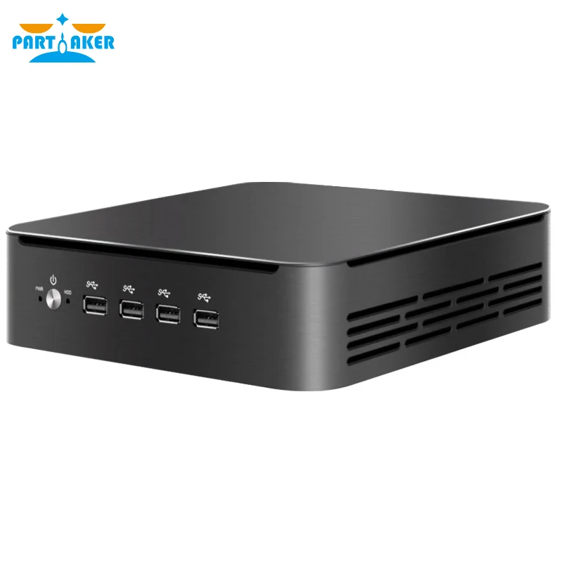 Partaker Intel Core i7 8700 i5 8500 i3 8100 Gaming Mini PC Win10 Desktop Computer Nettop Barebone HTPC UHD 630 WIFI