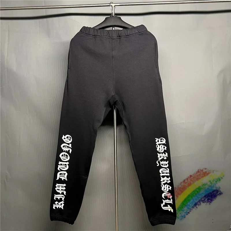 Брюки Askyurself для мужчин и женщин флисовые на санскрите графические штаны