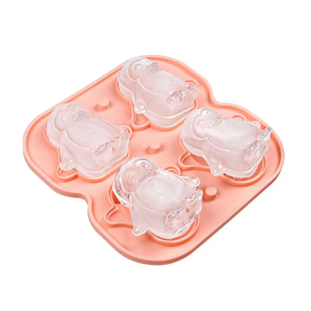 

Convenient Ice Cube Mold Penguin Shape Handmade Funny 3D Penguin Ice Ball Mold Flexible Ice Ball Mold Kitchen Accessory
