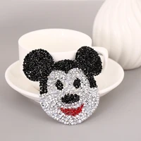 bagsiron on patches diy rhinestones disney mickey mouse fashion iron on patches decorative clothing accessories