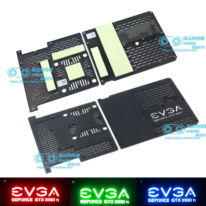 Новый охладитель радиатора для видеокарты EVGA GTX1080Ti FTW3 GAMING 11G с задней панелью (art.: 3920cec595a31) - 3920cec595a31