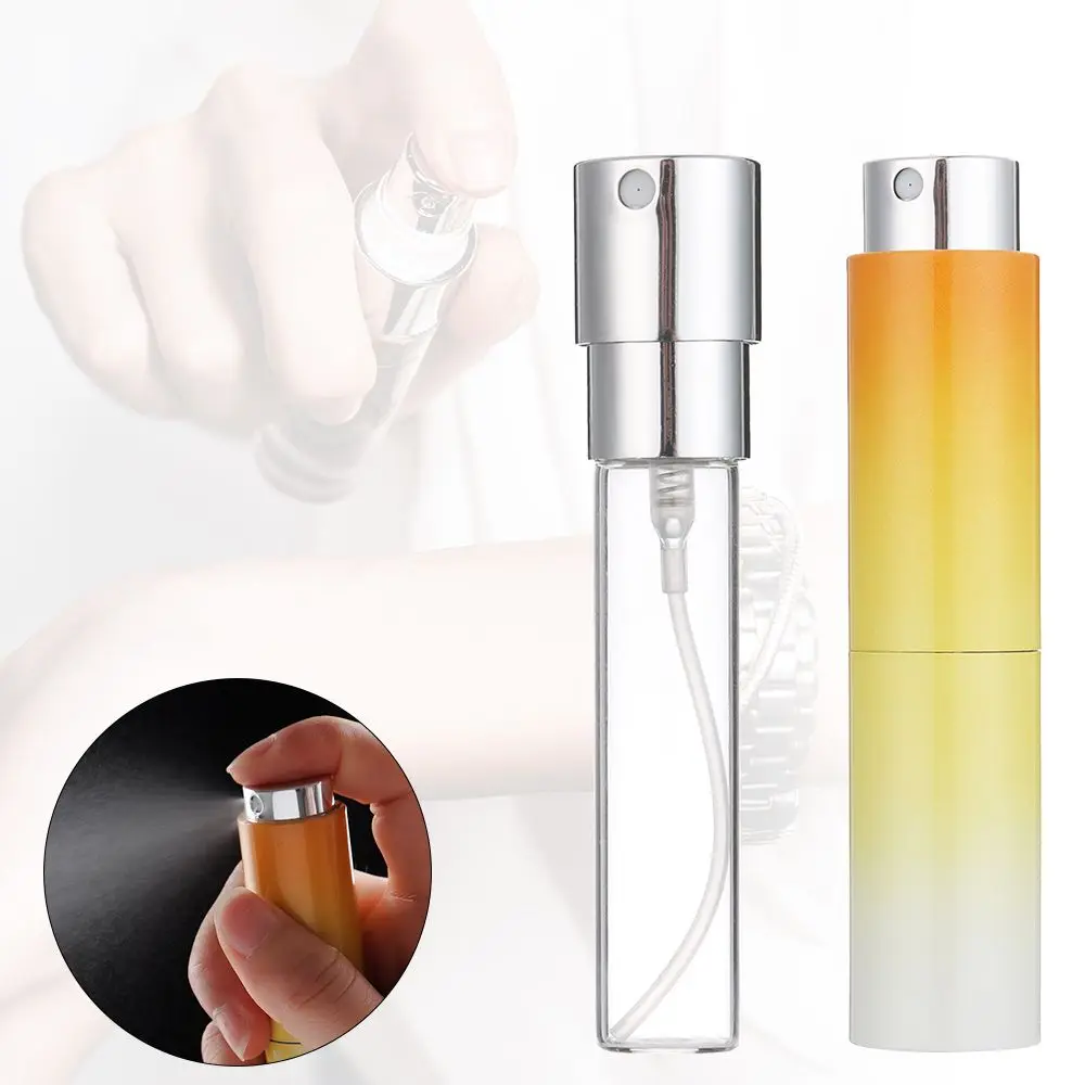 

Travel Portable Gradient Container Rotating Perfume Sprayer Mini Size Perfume Atomizer Bottles Refillable Bottle