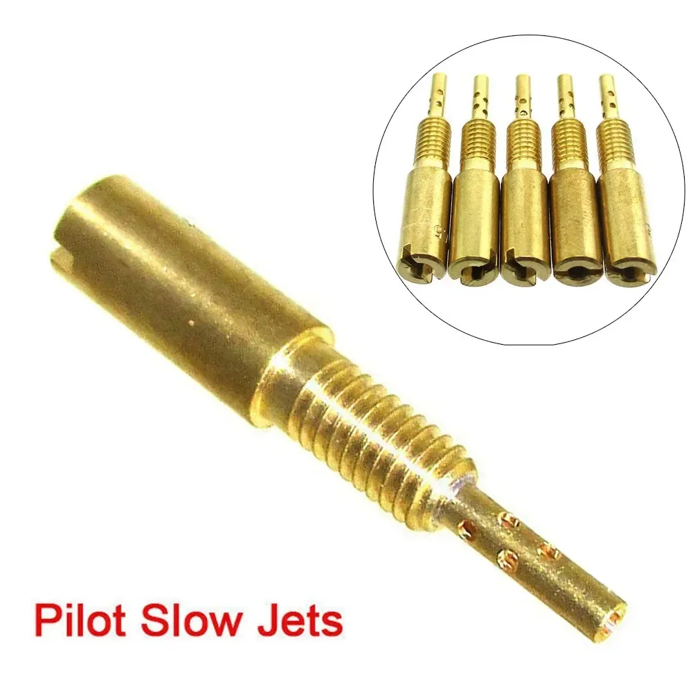 

Комплекты главных жиклеров карбюратора мотоцикла, пилот карбюратора, медленная струя # 30-32.5-35-37.5-40 для Mikuni Carb HS HSR VM28/486, автозапчасти, новые