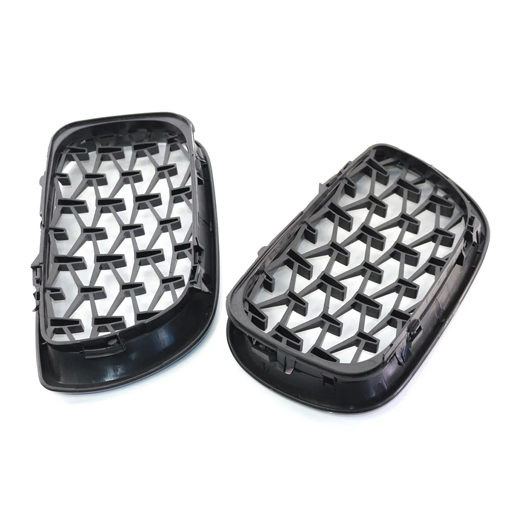 Передняя решетка автомобиля Racing Diamond Metero Style Mesh Grill для BMW E46 4-дверный 2002 2003 2004 2005