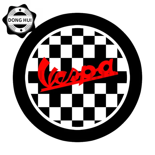 

Клейкая ПВХ-наклейка Vespa с защитой от царапин, водостойкая автомобильная наклейка, аксессуары для мотоцикла, внедорожника, холодильника, шлема, ноутбука