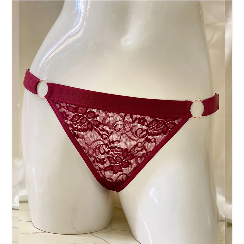 

Thong Women Sexy Lace Thong Summer New Ladies Lace Panties Adjustable Briefs