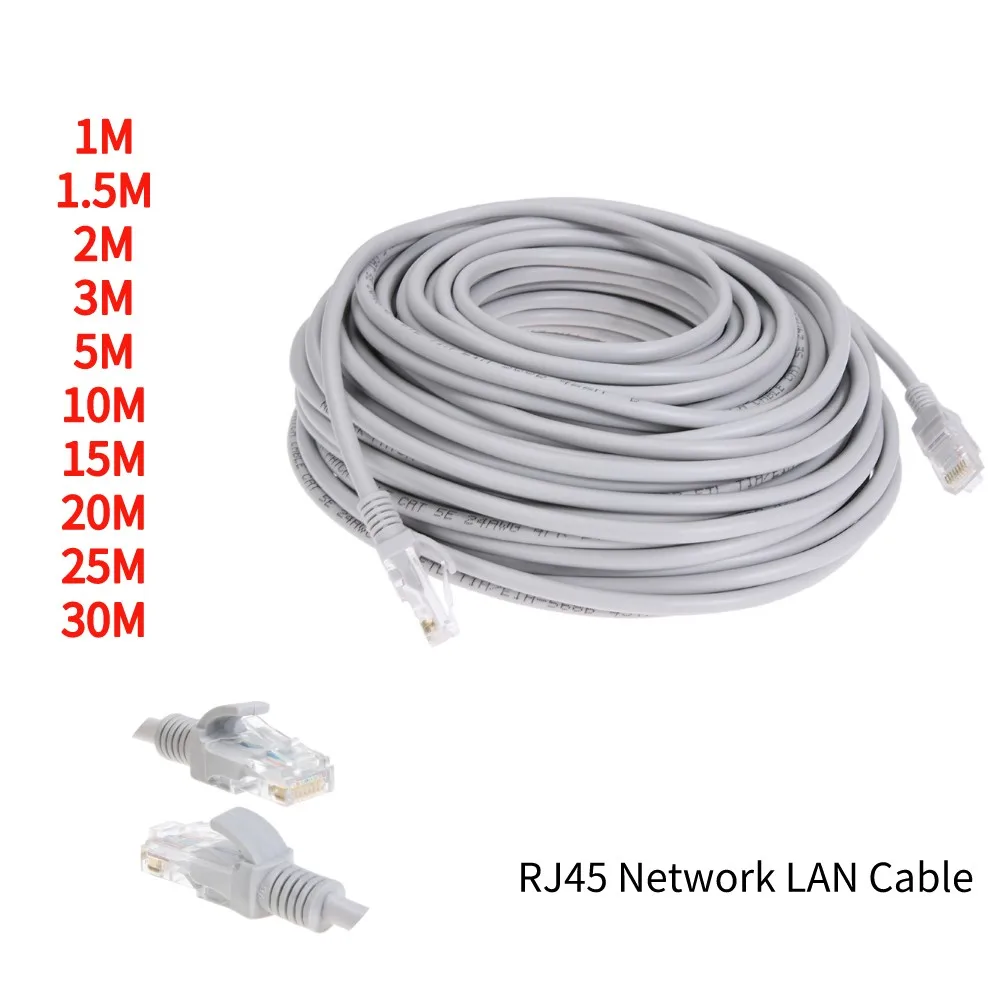 Ethernet-кабель 1/2/3/5/10/15/20 м высокоскоростной Интернет-кабель RJ45 Сетевой провод LAN