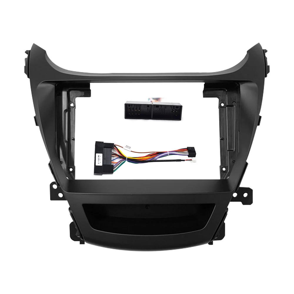 

Автомобильный радиоприемник BYNCG 2 Din, 9 дюймов, установка DVD GPS Mp5 ABS PC, пластиковый корпус для приборной панели для HYUNDAI Elantra 2014-2015, комплект приб...