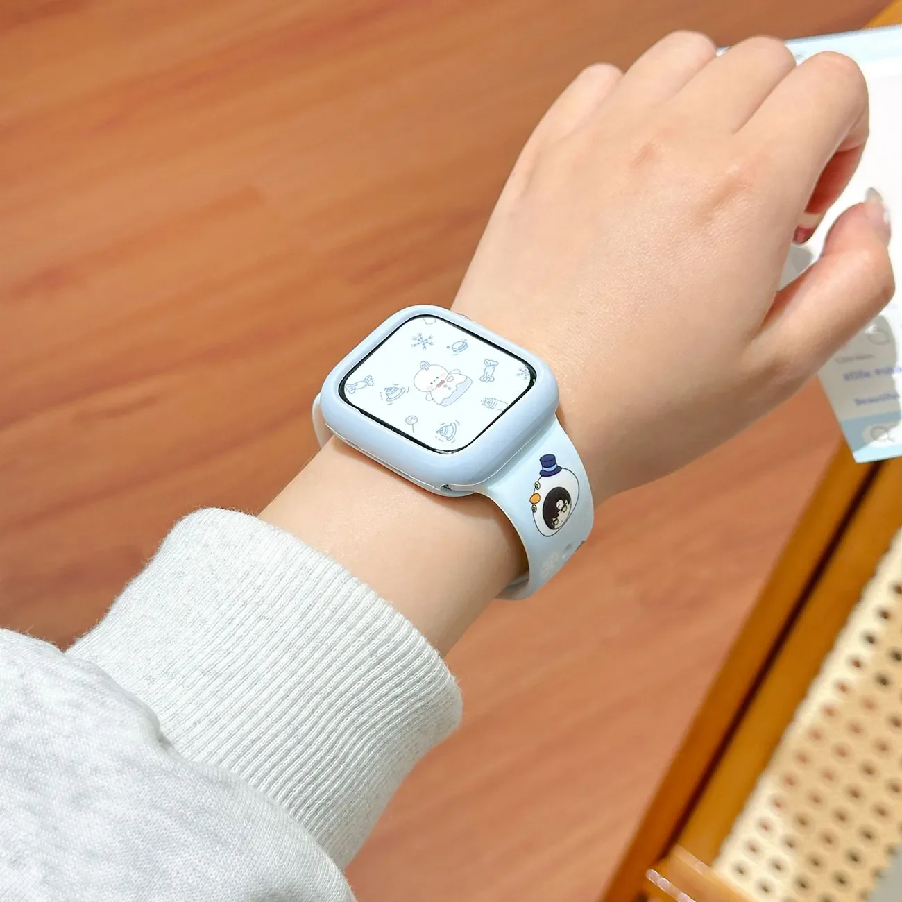 Милый мультяшный браслет-ремешок Love and Deepspace Zayne для часов iWatch S10S11 40мм 41мм 42мм 45мм 46мм 49мм (art.: 3920dbbdbe1e6) - 3920dbbdbe1e6