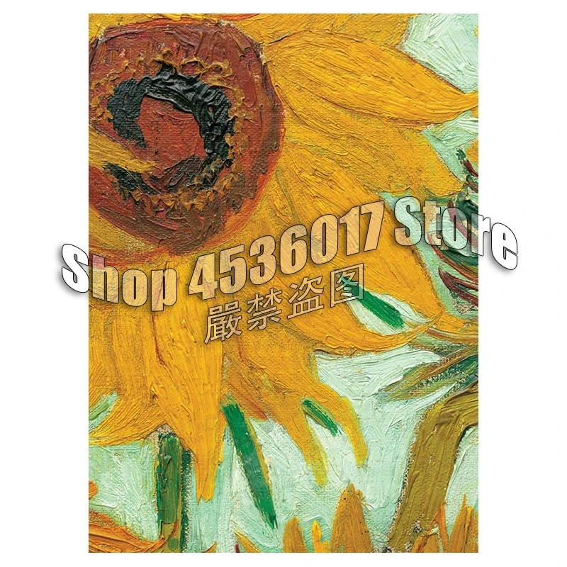 

Van Gogh 5D DIY Full Diamond Diamond Painting Sunflower Home Decor Cross Stitch Embroidery Mosaic Flower Art Handicraft Gift