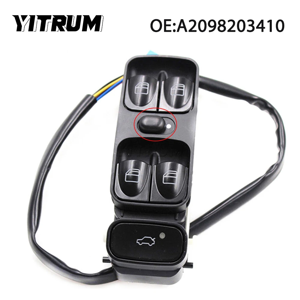 ЮТРИМ А 2098203410 A 2038200110 Переключатель стеклоподъемника для Mercedes-Benz C-Class W203 C230 C240 C280