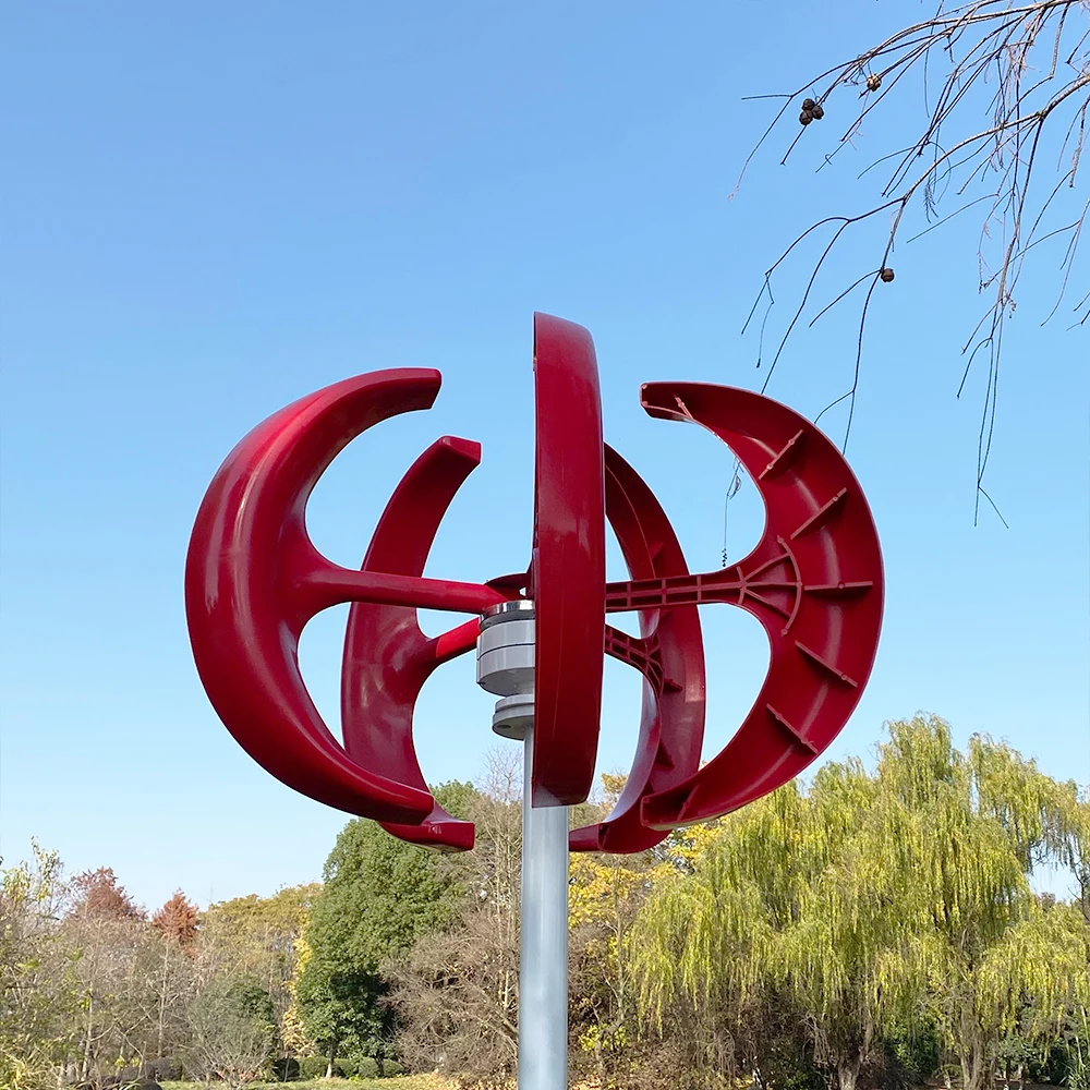 Ветряная Турбина 5 кВт 3 вертикальная ось постоянный генератор маглева свободная