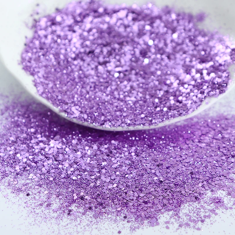50G Christmas Resin Filler Holographic Chunky Glitter For Epoxy Resin Fillings Mixed Hexagons Sequins DIY Pendant Craft Supplies