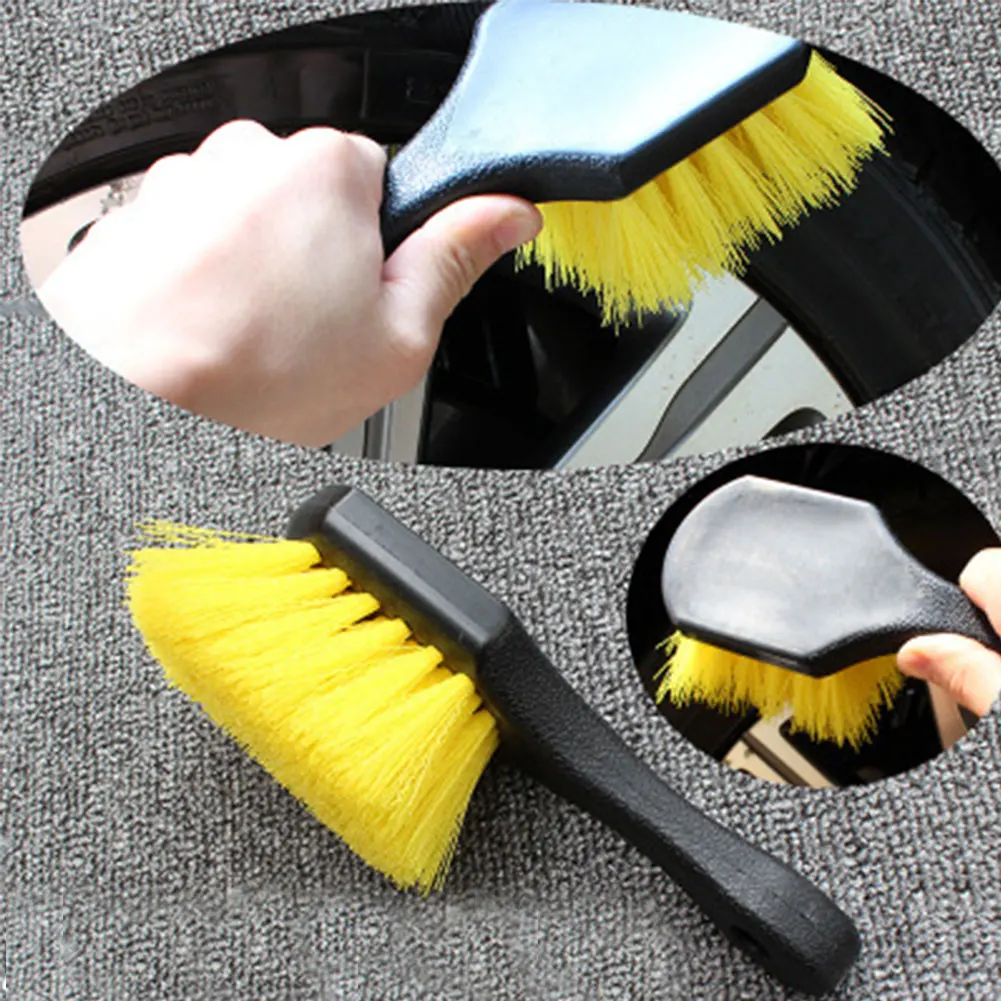 

Универсальная гибкая нейлоновая щетка для автомобильных шин, щетка для автомобильного колеса, детейлинг, нескользящая ручка, домашний инст...