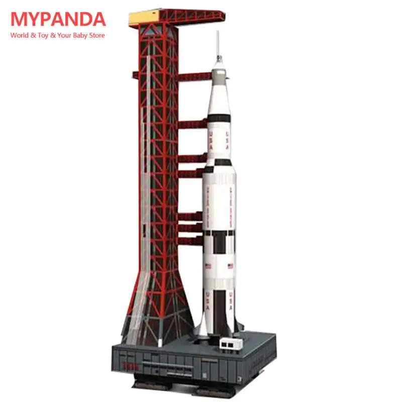 

Горячая Распродажа 37 см 1:300 Saturn V ракета бумажная модель «сделай сам» головоломка ручная космическая 3D оригами бумажная игрушка для творчес...