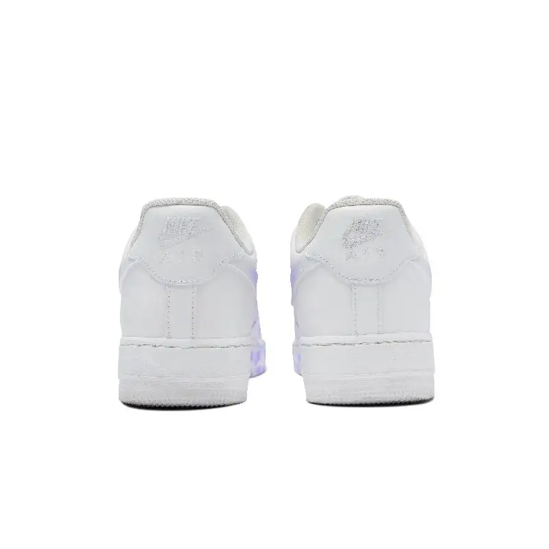 【Customize】Nike Air Force 1 Skateboarding Shoes Men Low-top Purple/white Sneakers shoes CW2288-111