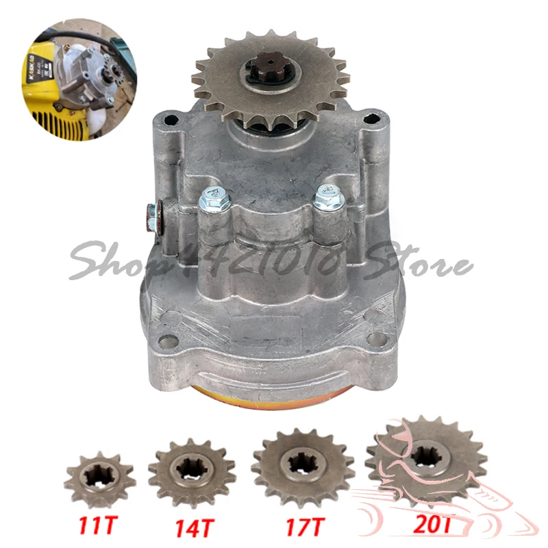 

Rear gear clutch cylinder gearbox t8f 17t for 33cc 43cc 49cc ty bar kart motocross scooter chain