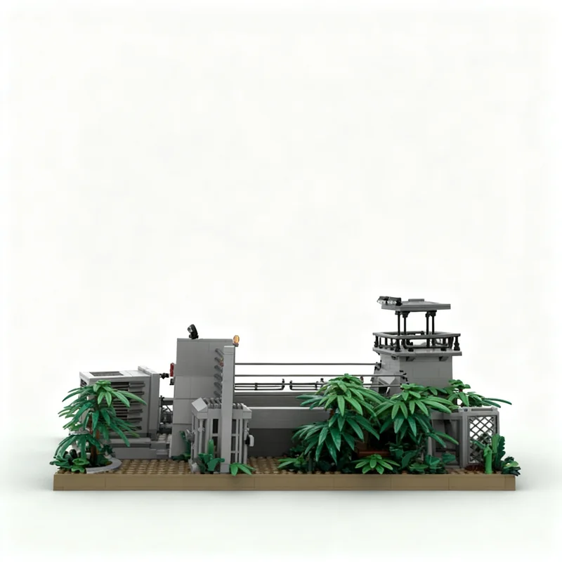 Фото Набор строительных блоков MOC «Клетка Раптора» (1297 деталей) по мотивам «Парка Юрского периода», конструктор, развивающая игрушка, подарок на праздник, творческая идея №2