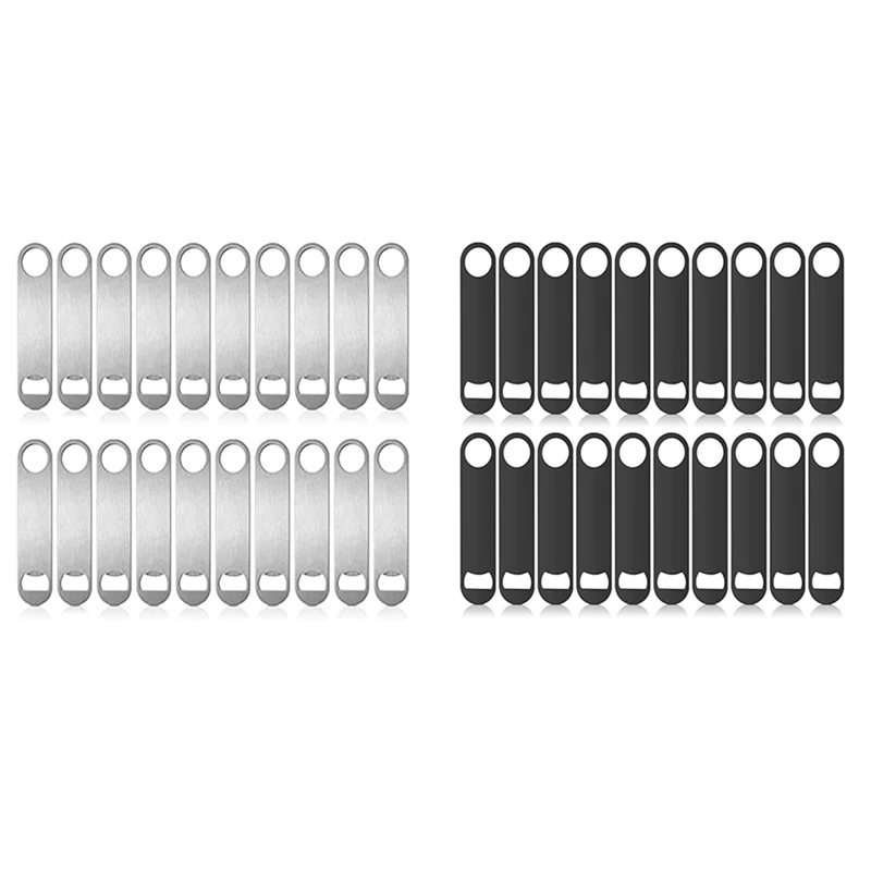 

20 шт./упаковка, плоские открывалки для бутылок