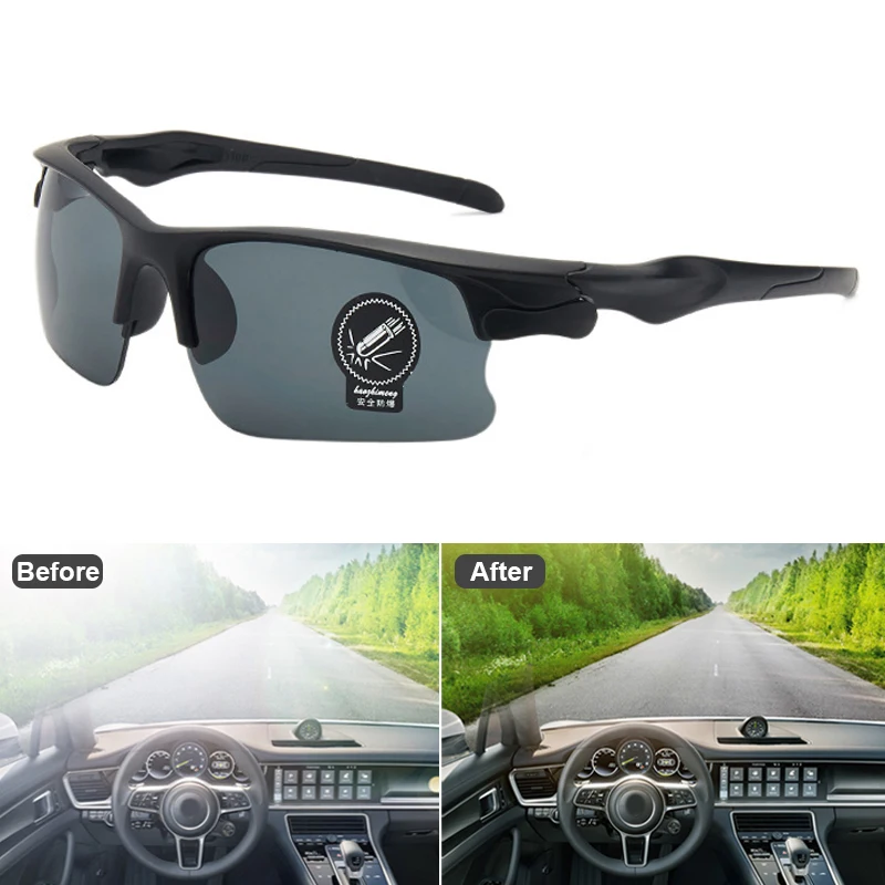 

Anti-UV Polarizer Car Drivers Night Vision Goggles Polarized Driving Glasses Sunglasses Auto Accessories