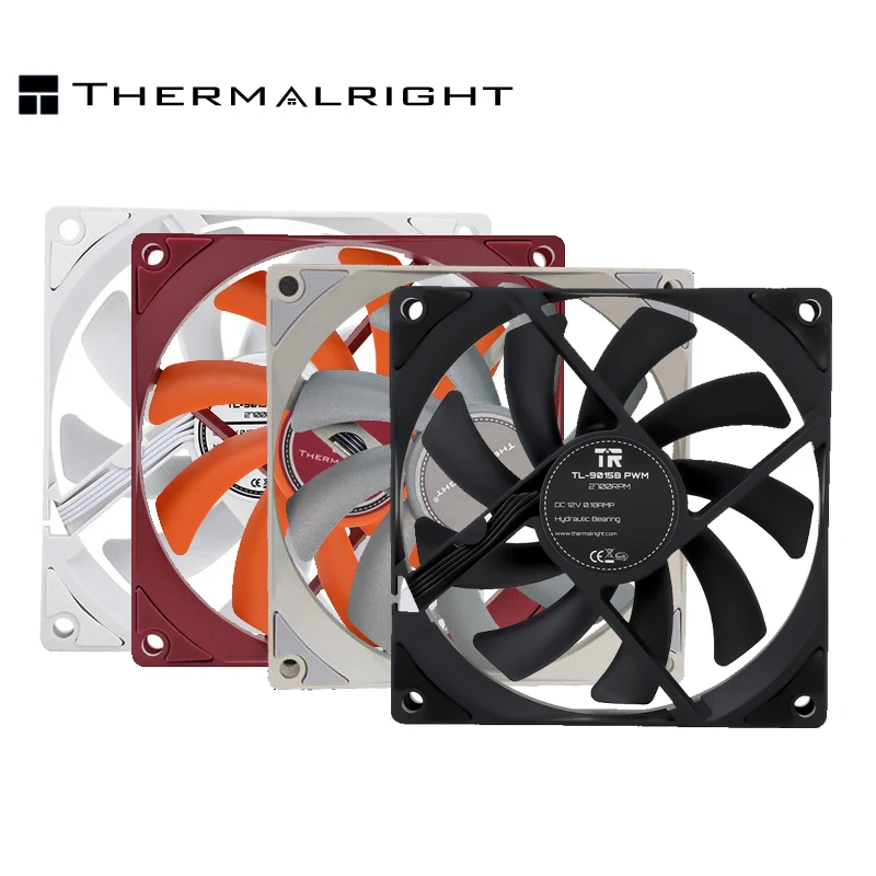 

Thermalright 90mm PC Case Fan 4pin PWM Cooling Fan 2700RPM 15mm Thinkness Slim CPU Cooler TL-9015