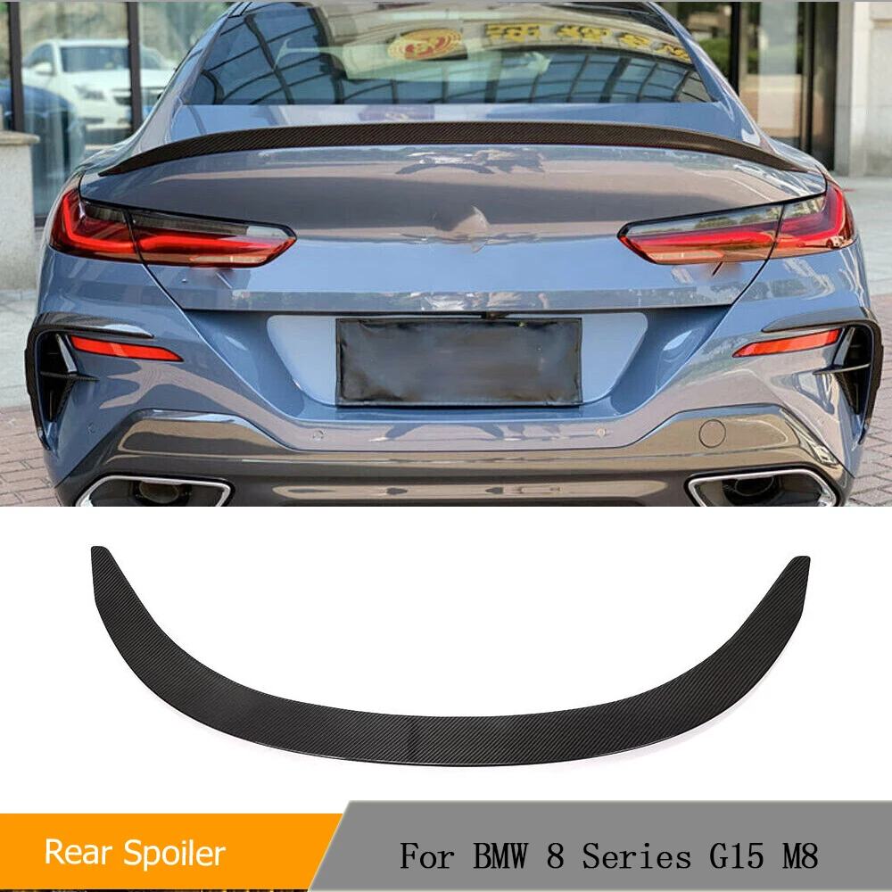 

Автомобильный задний спойлер для багажника, крыло для BMW 8 серии G15 F92 M8 Coupe 2 Door 2019 2020, задний спойлер из углеродного волокна для багажника