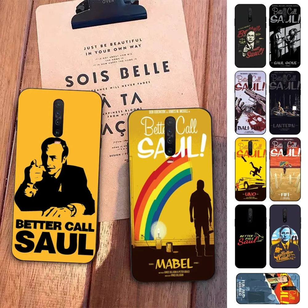 Чехол для телефона Better Call Saul Redmi 5 6 7 8 9 10 plus pro A GO K20 K30 K40 F3 Fundas