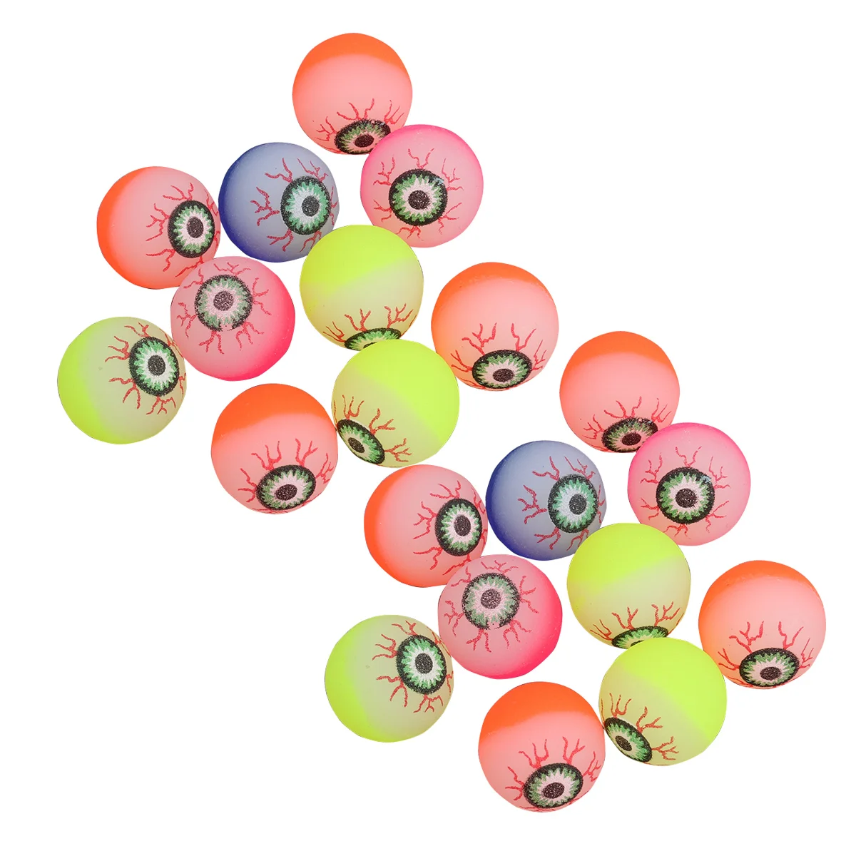 

Colorful Bouncy Eyeballs Scary Eyeballs Jumping Balls Halloween Party Props Kids Trick Toy Halloween Decoration Inflatable