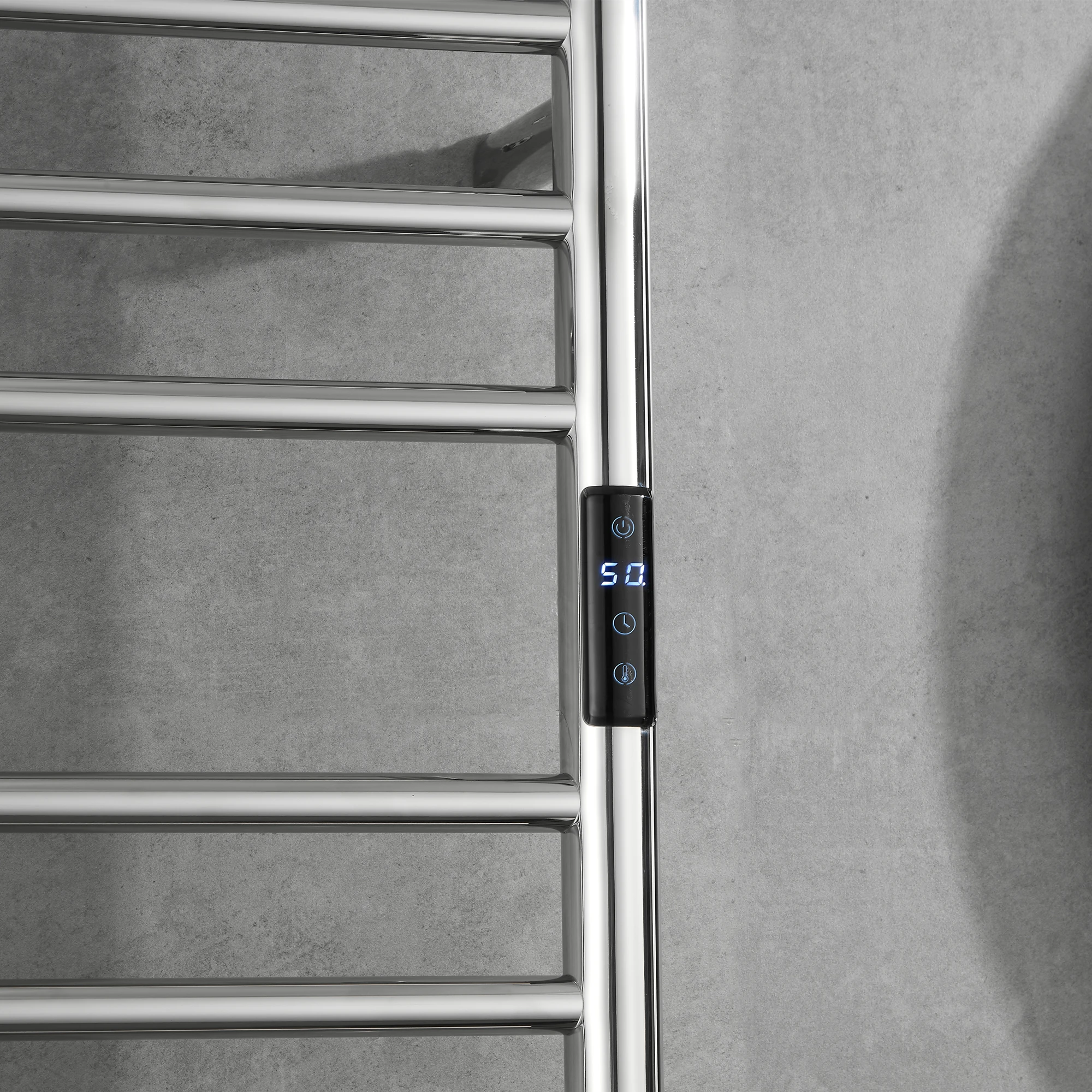 Хромированное цветное полотенце 80*50 из нержавеющей стали с контролем