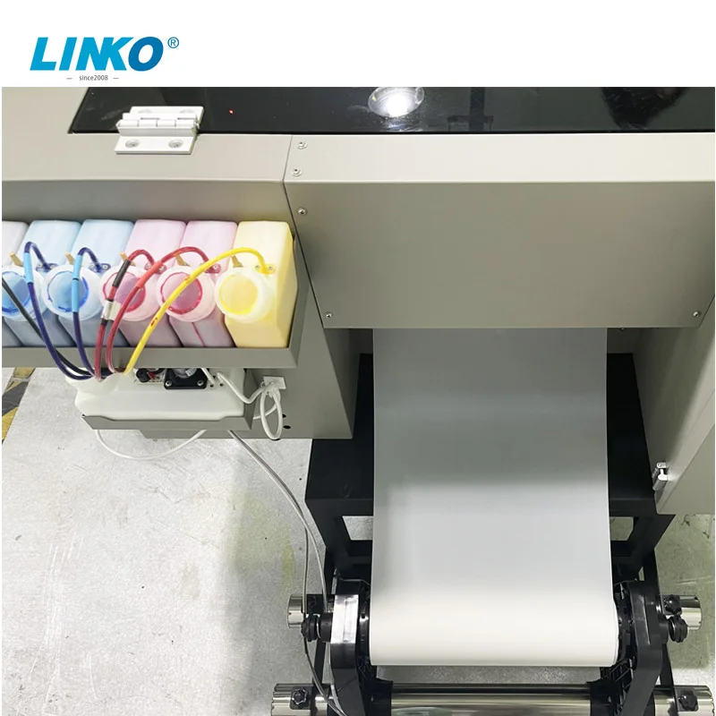 Продукты подлежащие продаже linko 6 цветов маленький A3 30 см DTF принтер XP600 I3200 печать