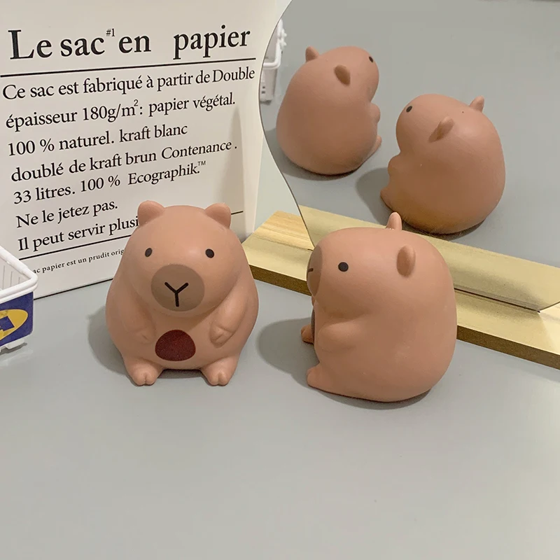 Милые забавные игрушки-капибара креативные медленно восстанавливающие форму