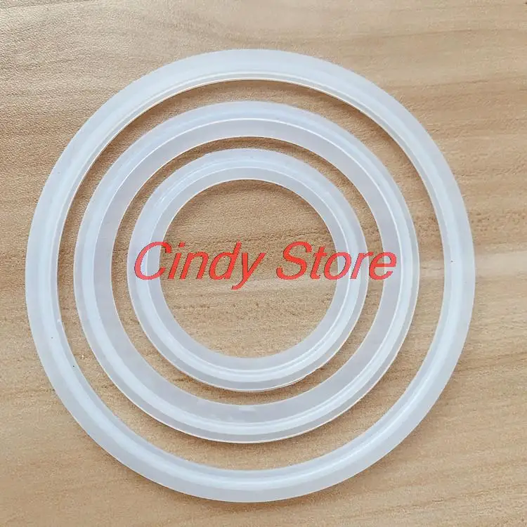 

5 PCS 1/2" 3/4" 1"1.5"2"2.5" 3" 3.5"4" Tri Clamp Sanitary Silicone Sealing Gasket Strip Homebrew Diopter Ferrule Beer