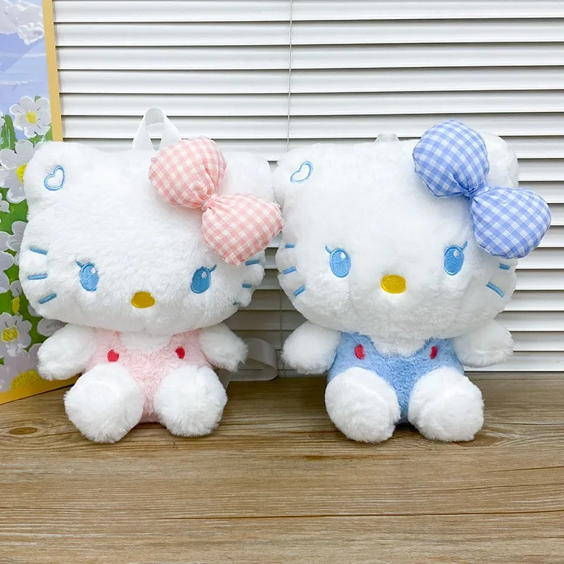 Новый милый кот плюшевая кукла рюкзак мультфильм Hello Kitty сумка на одно плечо