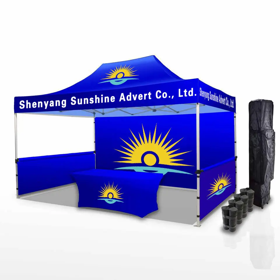 Сверхмощная индивидуализированная палатка 10 футов х 20 рекламная беседка с