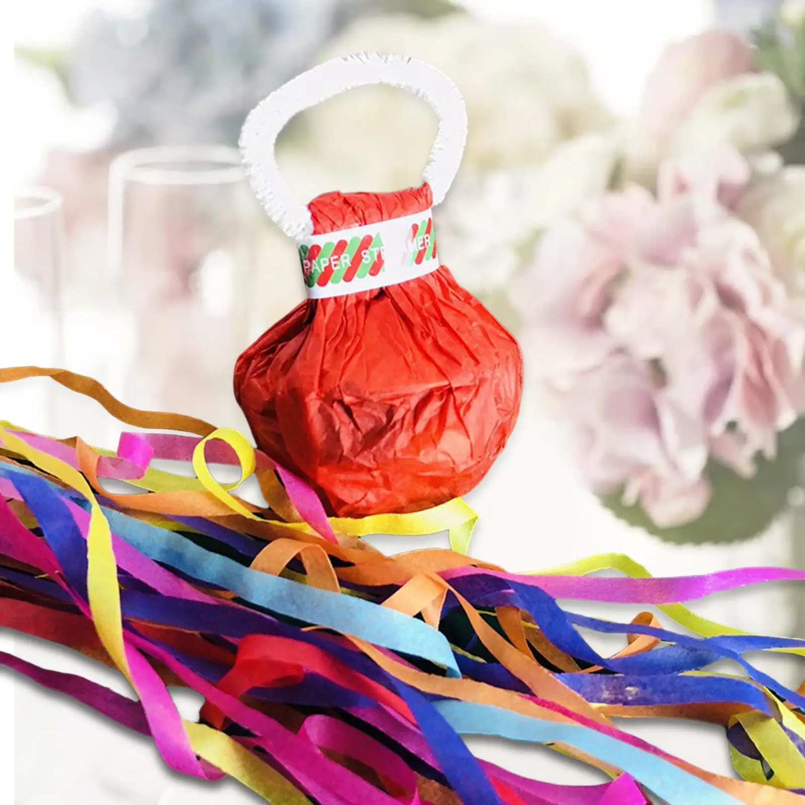 

Long Hand Thrown Ribbon Throwing Colorful for Atmosphere Props Wedding Party
