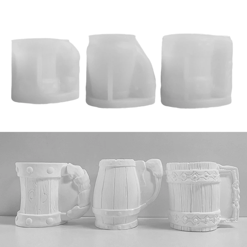 

Flower Pot Silicone Mold Storage Cup Vase Concrete Candlestick Resin Mould DIY Succulent Planter Molds Home Decorations DropShip