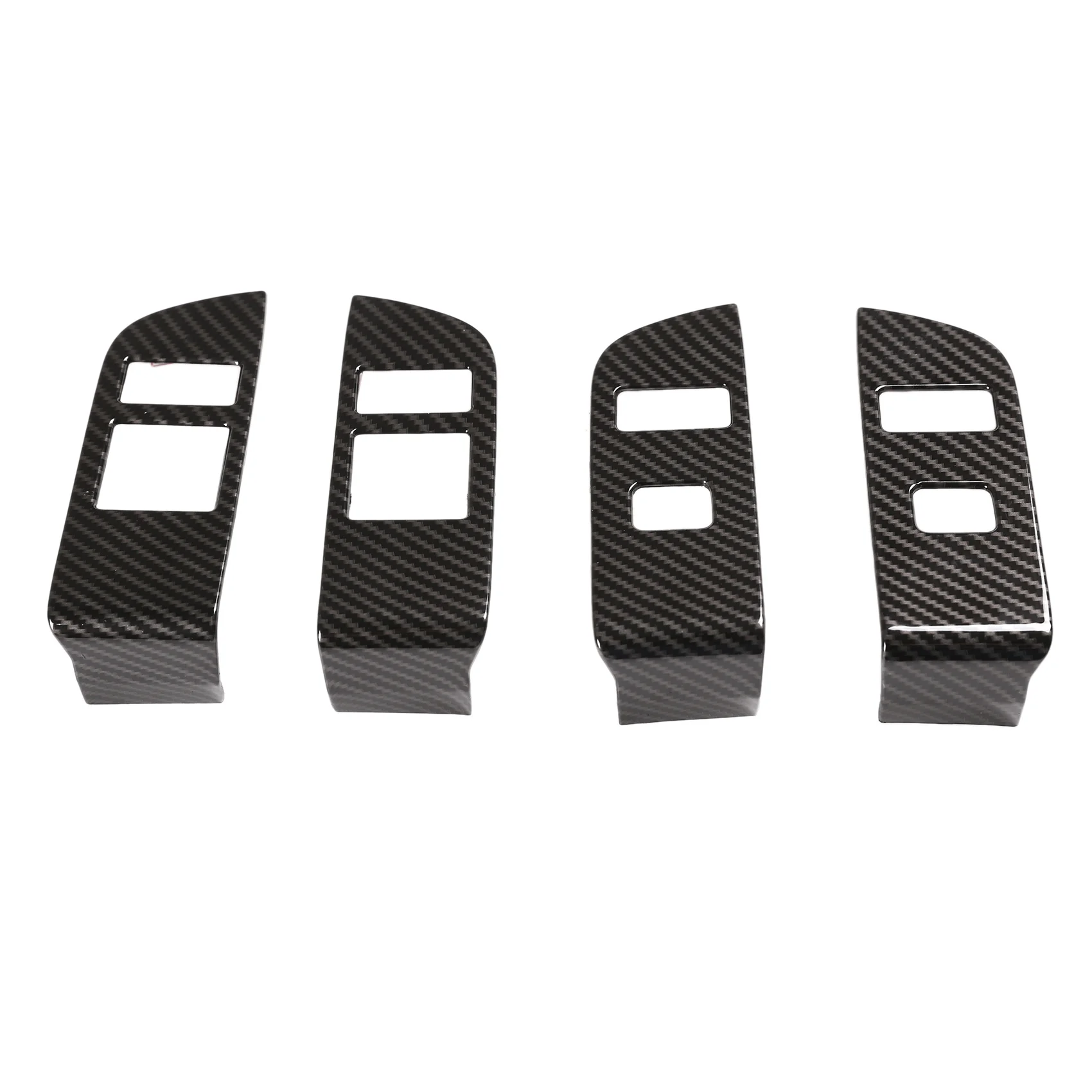 

For Land Rover Discovery 5 2011-2022 Carbon Fiber ABS Car Child Safety Door Lock Switch Panel Cover Trim 4Pcs