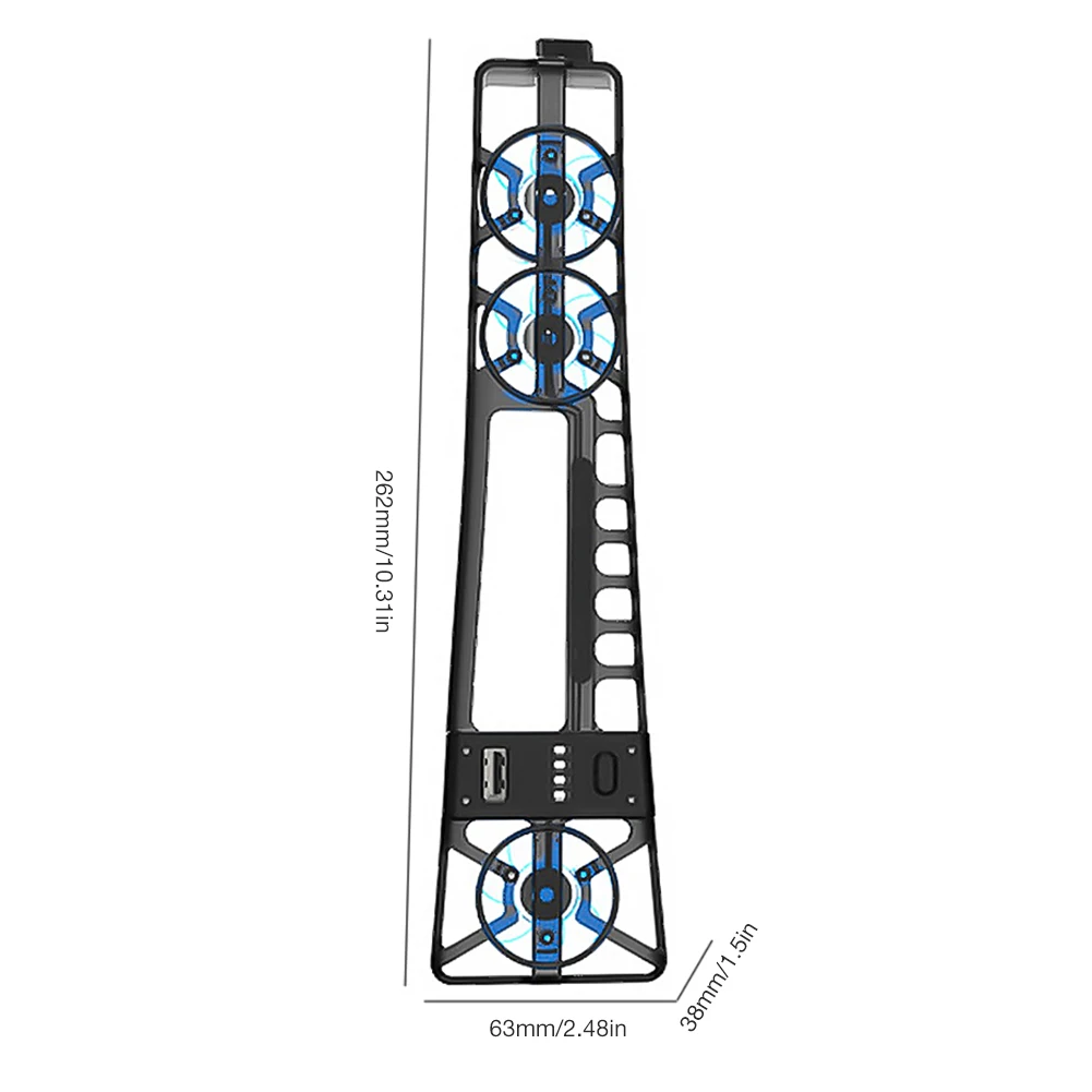 Для PS5 Slim Вентилятор охлаждения USB-кулер 3-уровневый Внешний вентилятор с