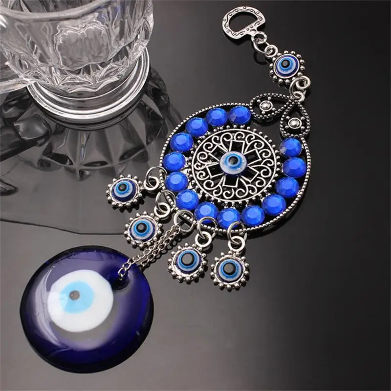 

Blue Eye Hanging Decor Devil’s Eye Hanging Ornament Wall Hanging Decoration Turkish Greek Lucky Amulet Gift Jewelry Wall Decor