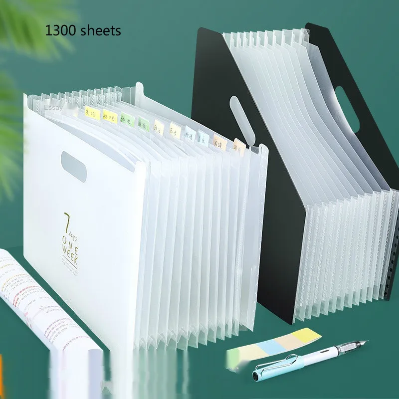 

New Arrival Desk File Folder Document Paper Organizer Storage Holder Multilayer Expanding Box School Office Stationery