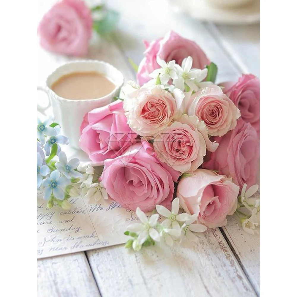 

Пейзаж, цветок, автомобиль, Эйфелева башня, «сделай сам», 5D полноразмерная картина, алмазная вышивка, набор для алмазной мозаики, Декор Рожде...