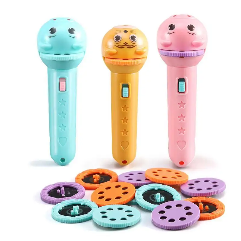 

Слайд проекционный фонарик слайд, светильник, 8 картинок, обучающие игрушки для сна, мультяшный проектор, вспышка для