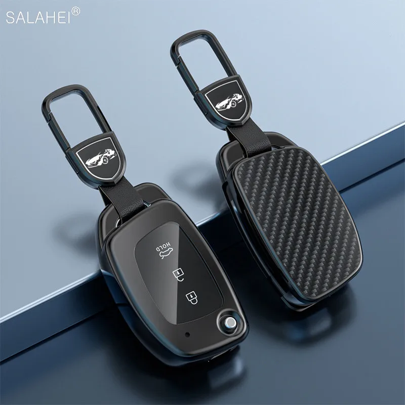 

Car ABS Key Case For Hyundai ix25 ix35 i10 i20 Solaris Tucson Sonata Santa Fe Sport Elantra Creta Verna NEXO NX4 Prime Key Bag