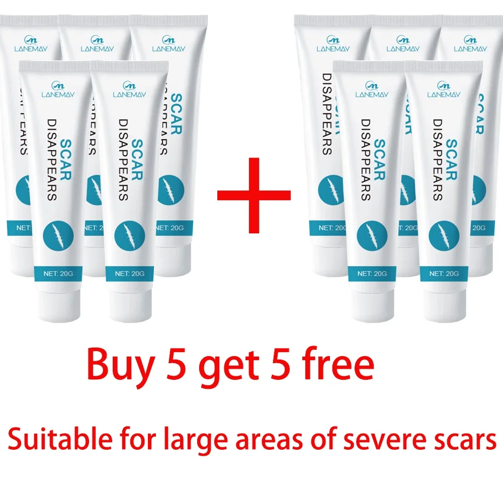 

20G Scar Repair Cream Herbal Treatment Gel Stretch Marks Acne Surgery Acne Scars Burn Ointment Beauty Health Care Whitening Skin