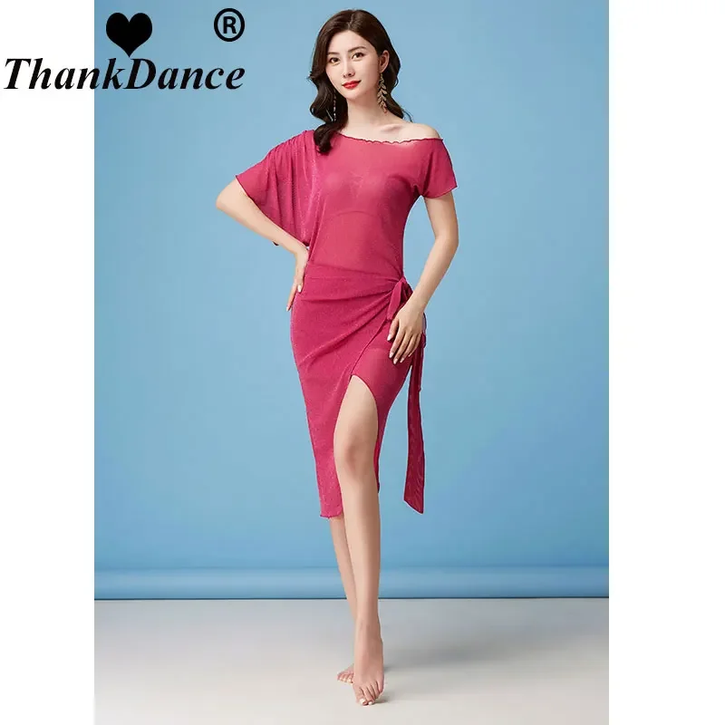 Женский костюм для восточных танцев прозрачный танца живота и румбы