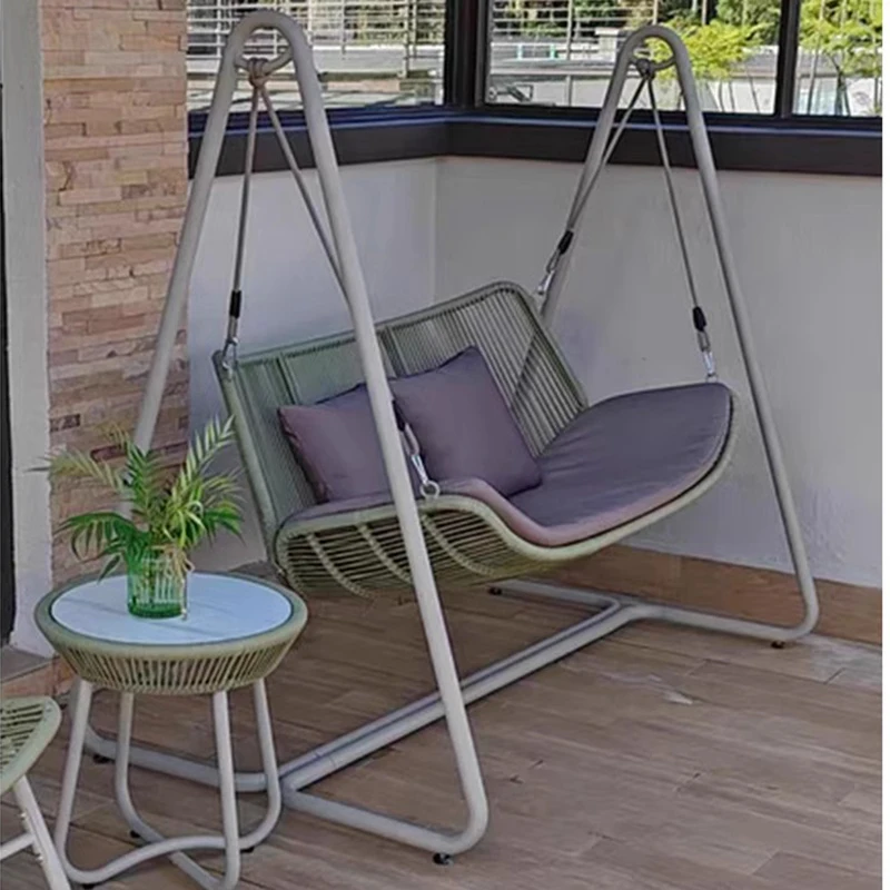 ścienny Leżak Street Patio Swings Hamak Sex Chair Shaking Garden Relax Outdoor Furniture Columpiar LLPS