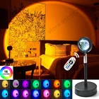 Умный Bluetooth закат лампа лусветильник свет Aura настроение атмосфера приложение RGB для дома фотография Фон Рождество подарок на день рождения