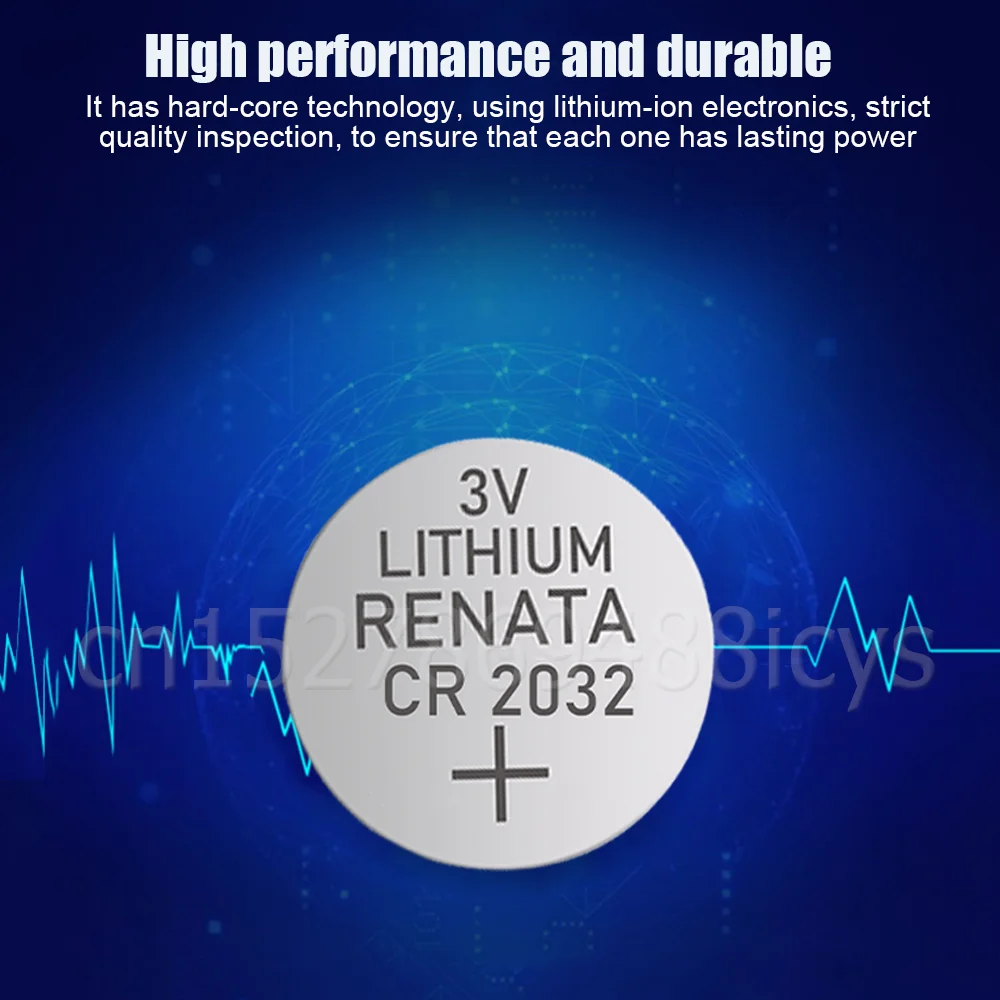 2-5 шт. Новый Оригинальный RENATA CR2032 CR 2032 ECR2032 DL2025 BR2025 3 В литиевая батарея для часов