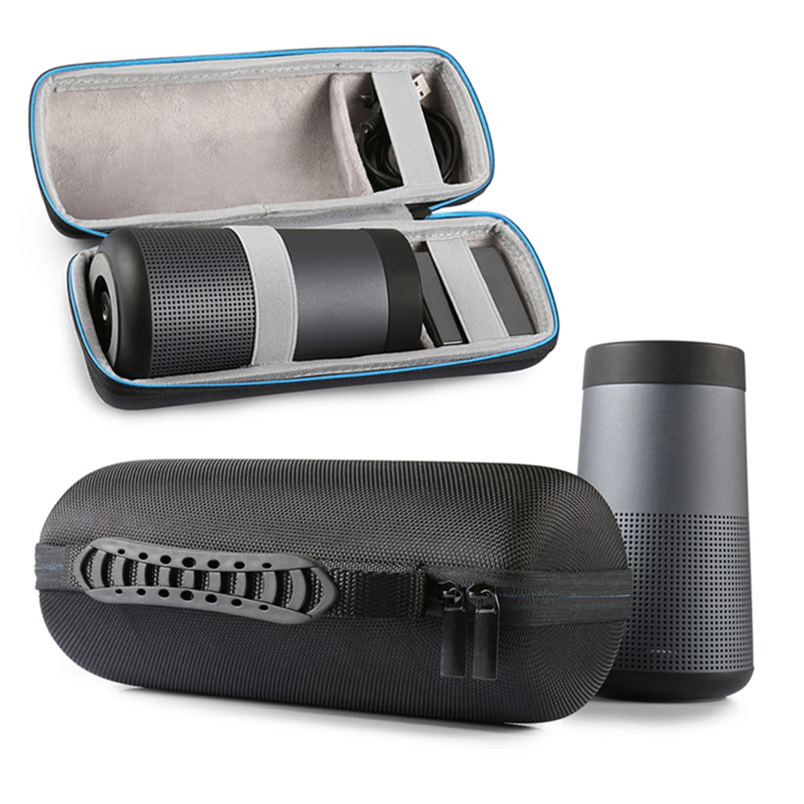 

Новинка, жесткий Дорожный Чехол из ЭВА для Bose Soundlink, вращающийся чехол с Bluetooth-динамиком, чехол для переноски, чехол с дополнительным простра...