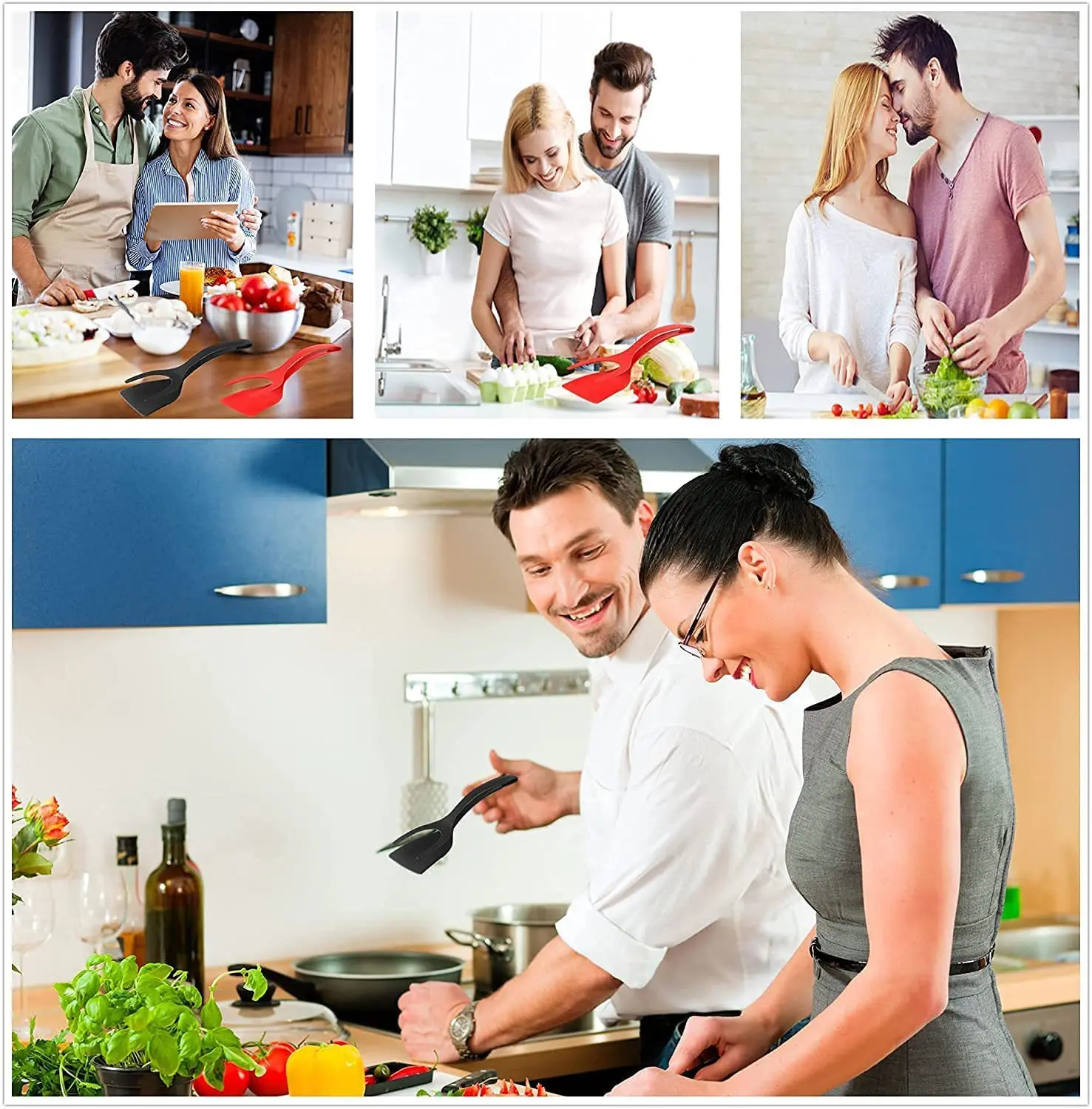 2 в 1 раскладные щипцы шпатель для яиц Щипцы Зажим оладий жареное яйцо французский